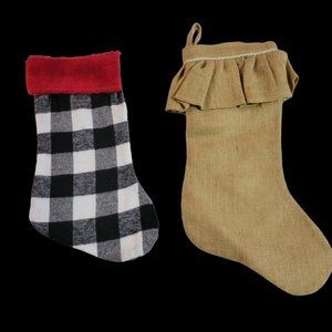 Set of 2 Christmas Stockings - Used but in great shape!!!